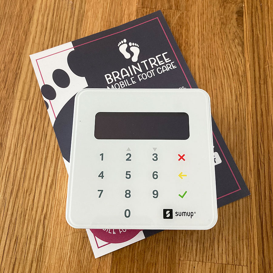 Contactless and cash payments taken.